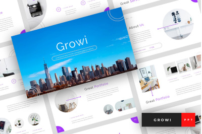 Growi - Business PowerPoint Template