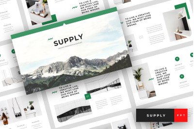 Supply - Creative PowerPoint Template