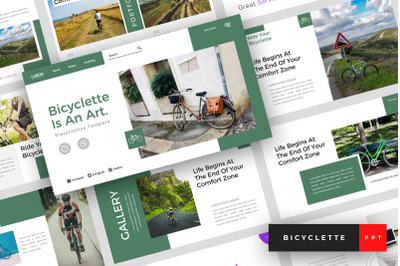 Bicyclette - Bicycle PowerPoint Template