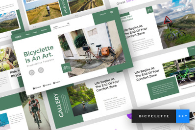 Bicyclette - Bicycle Keynote Template