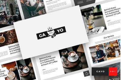 Gayo - Coffee Shop PowerPoint Template