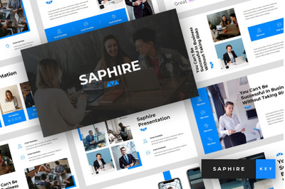 Saphire - Pitch Deck Keynote Template