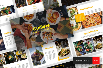 Cuillere - Restaurant PowerPoint Template