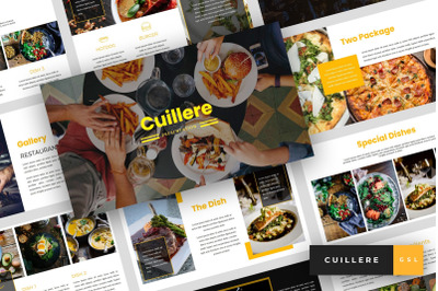 Cuillere - Restaurant Google Slides Template