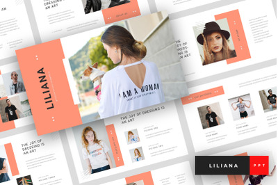 Liliana - Fashion Style PowerPoint Template