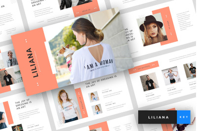 Liliana - Fashion Style Keynote Template