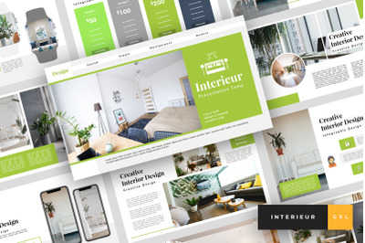 Interieur - Interior Design Google Slides Template