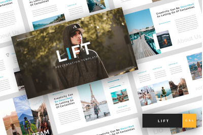 Lift - Creative Google Slides Template