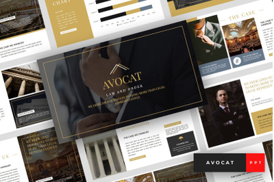 Avocat - Lawyer PowerPoint Template