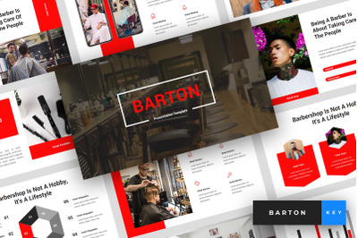 Barton - Barbershop Keynote Template