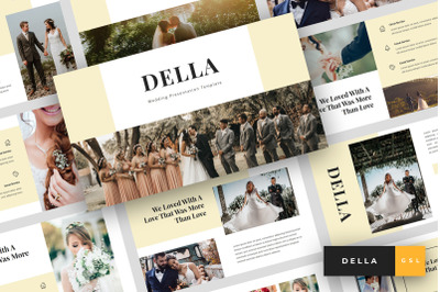 Della - Wedding Google Slides Template