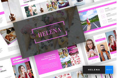 Helena - Ice Cream Keynote Template