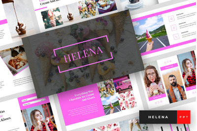 Helena - Ice Cream PowerPoint Template