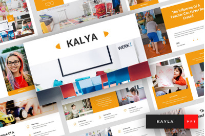 Kayla - Kindergarten PowerPoint Template