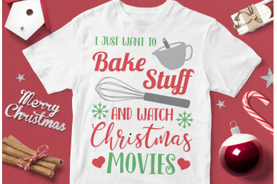 I Just To Drink Hot Cream And Wacth Movies - funny christmas quotes sv