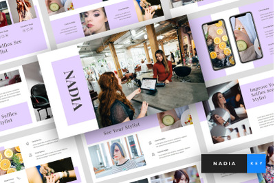 Nadia - Hair Salon Keynote Template