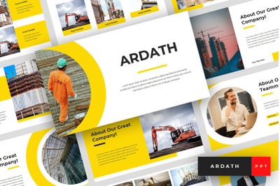 Ardath - Construction PowerPoint Template