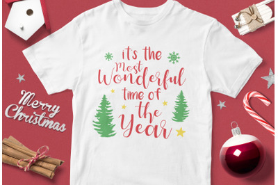 It&#039;s The Most Wonderful Time Of The Year - funny christmas quotes svg