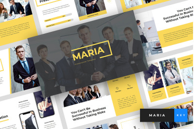 Maria - Pitch Deck &amp; Business Keynote Template