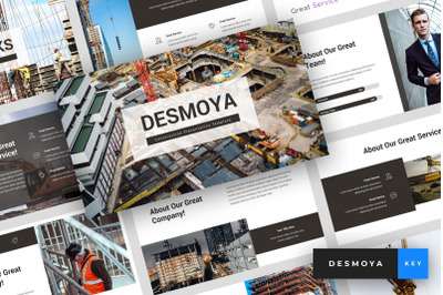 Desmoya - Construction Keynote Template