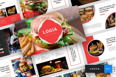 Logja - Burger Keynote Template