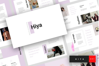 Hiya - Fashion PowerPoint Template