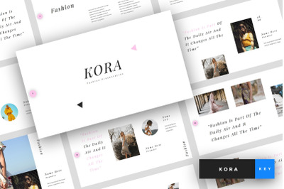 Kora - Fashion Keynote Template