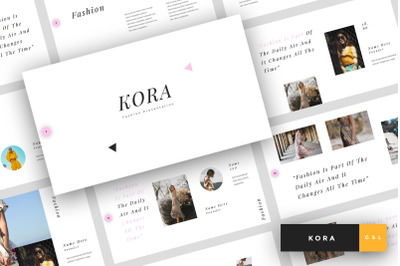 Kora - Fashion Google Slides Template