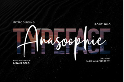 Anasoophie Typeface
