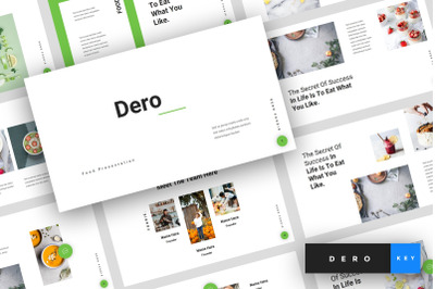 Dero - Food Keynote Template