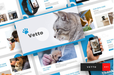 Vetto - Pet Care PowerPoint Template