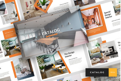 Catalog - Furniture Google Slides Template