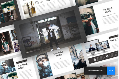 Vaporise - Vape &amp; Vapor Keynote Template