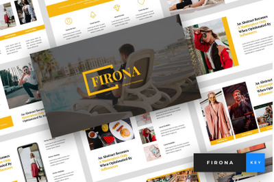 Firona - Influencer Keynote Template