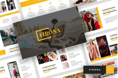 Firona - Influencer Google Slides Template