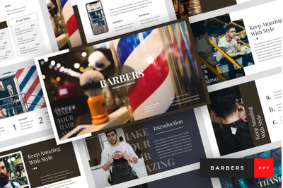 Barbers - Barbershop PowerPoint Template