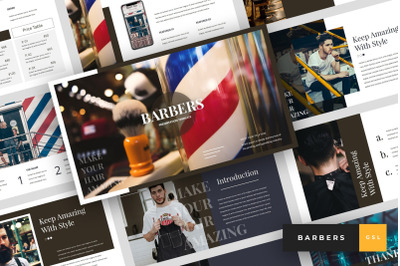 Barbers - Barbershop Google Slides Template