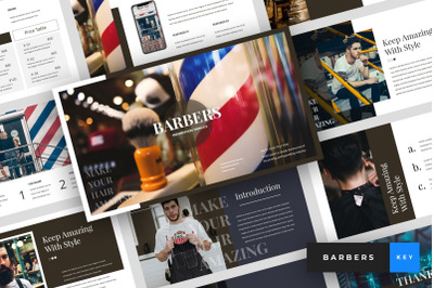 Barbers - Barbershop Keynote Template