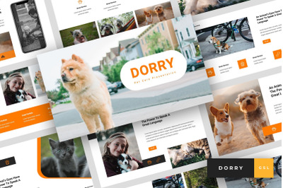 Dorry - Pet Care Google Slides Template