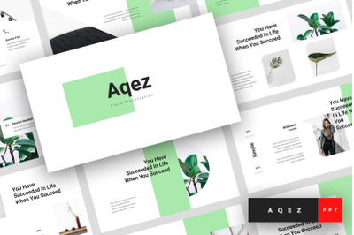 Aqez - Clean PowerPoint Template