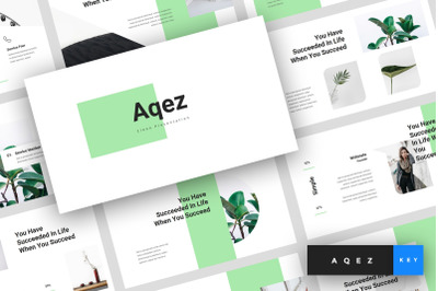 Aqez - Clean Keynote Template