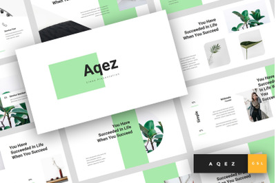 Aqez - Clean Google Slides Templat