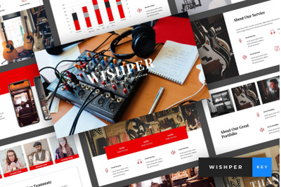 Whisper - Recording Studio Keynote Template