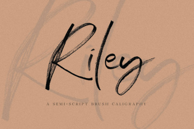 Riley SVG &amp; Font