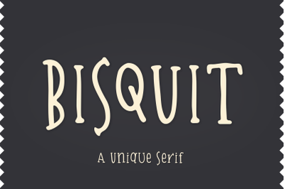 Bisquit | A Quirky Serif