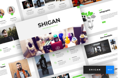 Shigan - Vape Shop Keynote Template