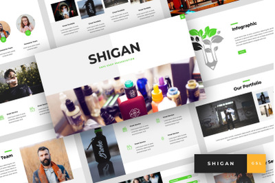 Shigan - Vape Shop Google Slides Template