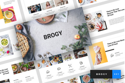 Brogy - Food &amp; Beverages Keynote Template