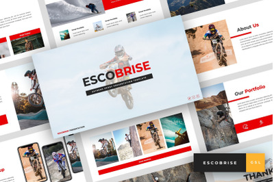 Escobrise - Extreme Sport Google Slides Template