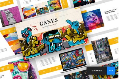 Ganes - Graffiti Keynote Template